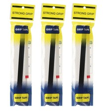 3Pcs PU Tennis Racket Grip Tape Racquet Overgrip, White