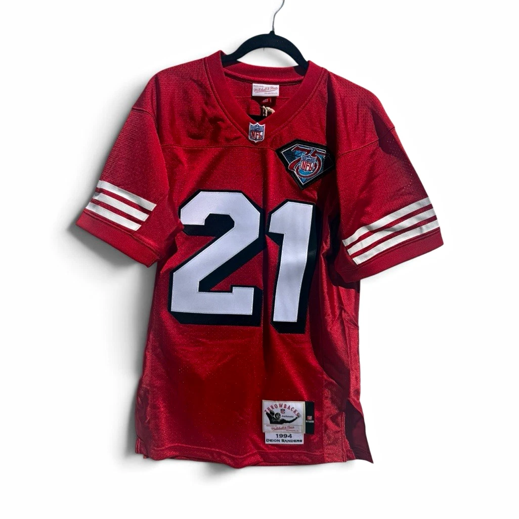 Mitchell & Ness Deion Sanders San Francisco 49ers NFL Jerseys for