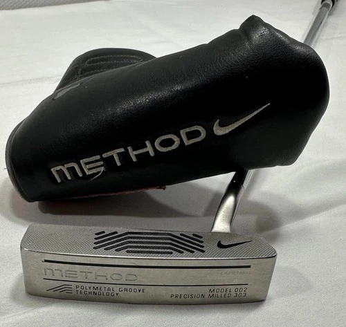 Nike Method Model 002 Precision Milled 303 Putter Original Grip & Head Cover