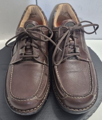 Clarks Un structured Shoes Men's Size 11.5 Leather Upper Brown