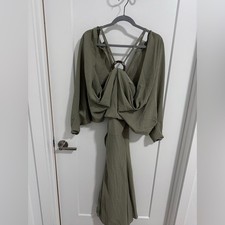 ASOS Olive Green Ring Detail Dress – Size US 2 / UK 6 – NWT