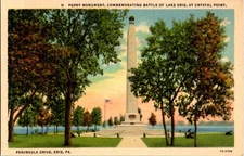 Erie Pennsylvania PA : MONUMENT SCENE d/24 BC2587