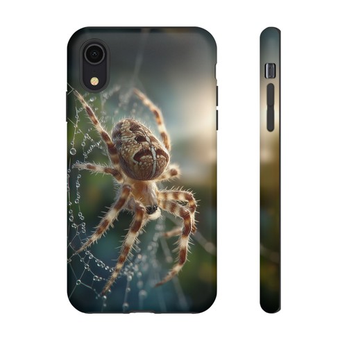 Brown Spider Wet Dew Web Phone Case for iPhone, Samsung Galaxy, Pixel - 第 123/241 張圖片