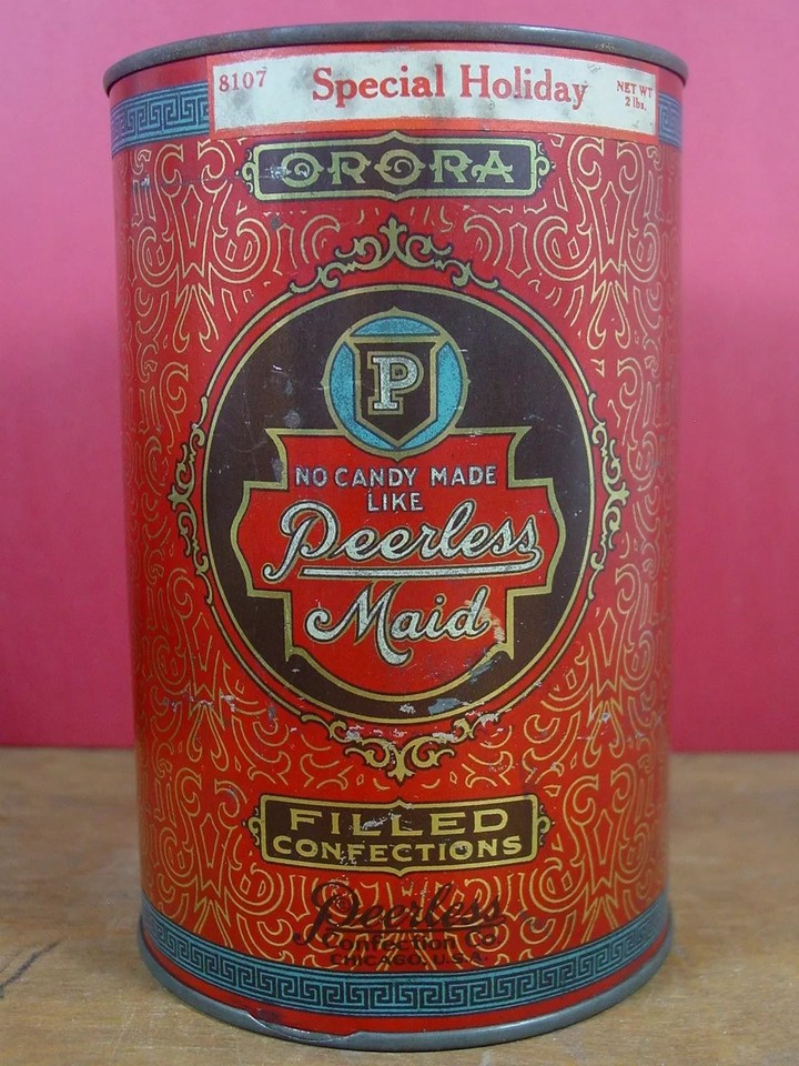 Vintage! PEERLESS MAID SPECIAL HOLIDAY CANDY - Chicago, Illinois - 2 lb ...