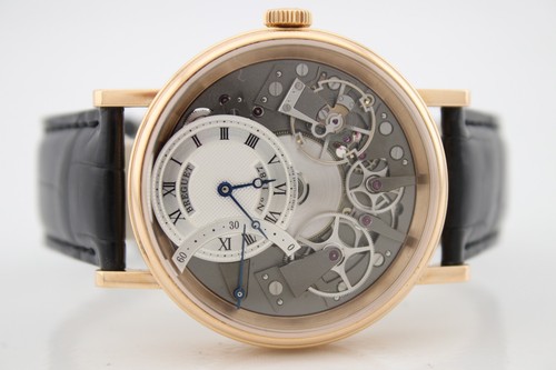 Breguet Tradition 7097 Retrograde Seconds Automatic 18k RG 40mm Watch 7097BR