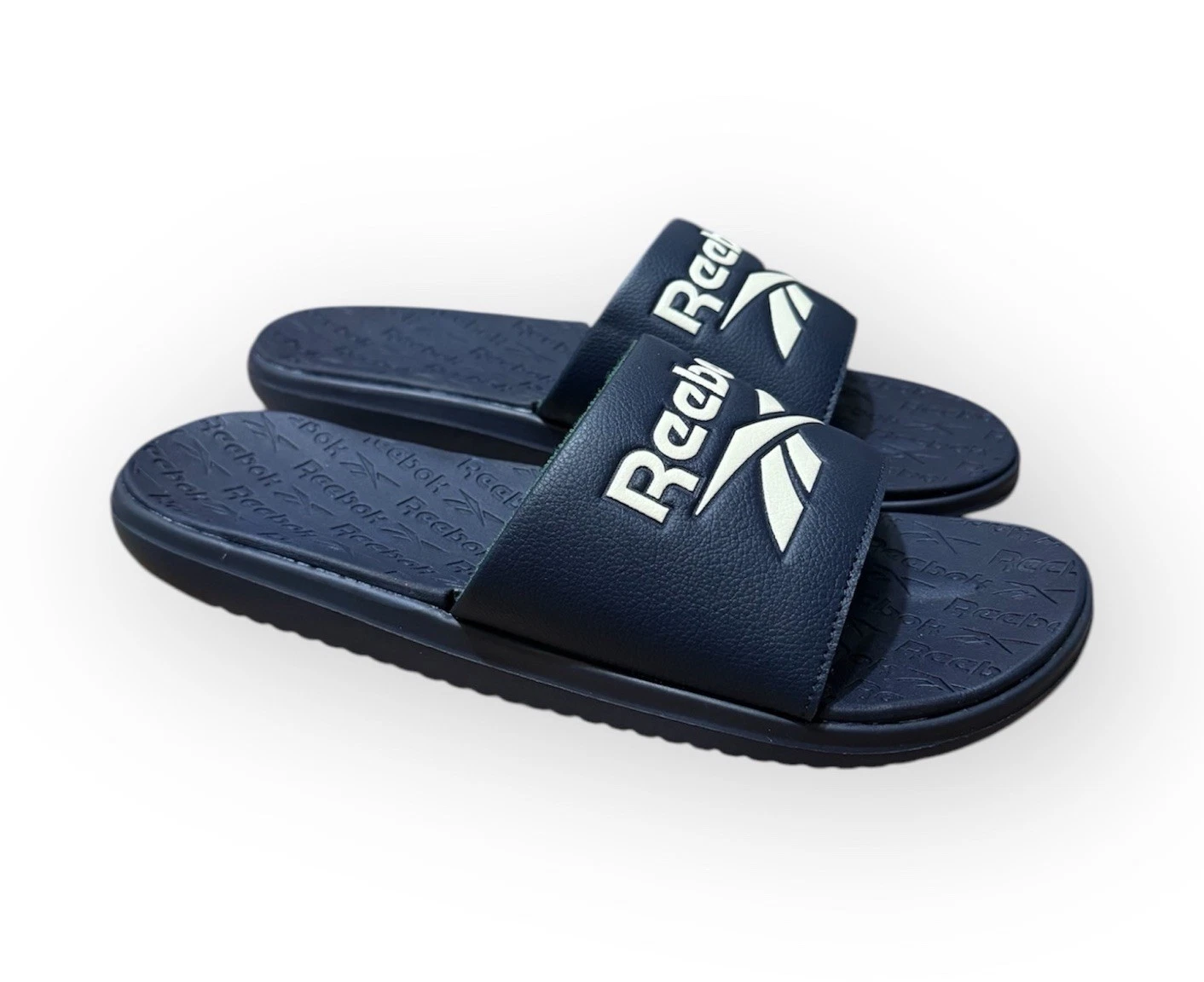 Reebok Classic Slides Sandalo Blu Navy Uomo Taglia 10
