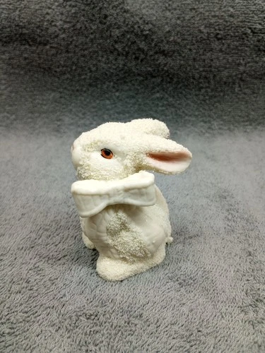 Beige Ceramic Bunny Rabbit Figurine