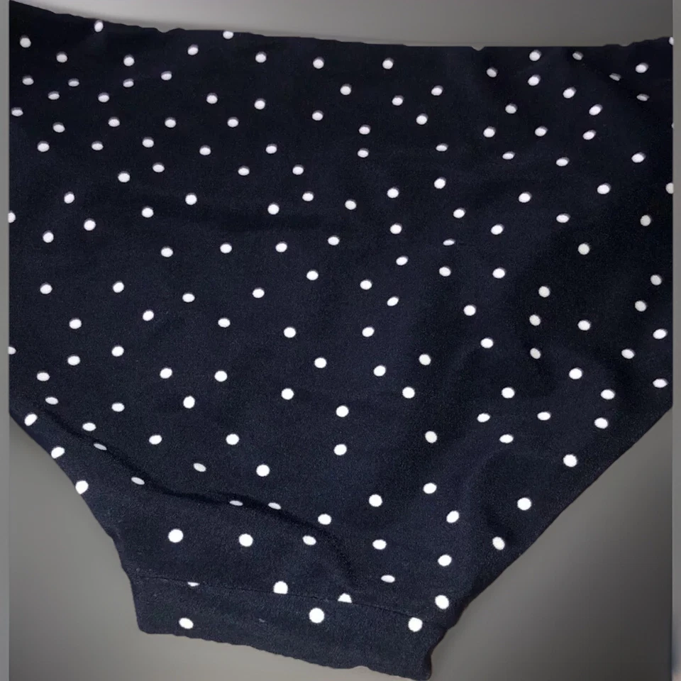 Parte inferior de bikini GAP lunares medianos azul marino blanco Foto 3 de 4