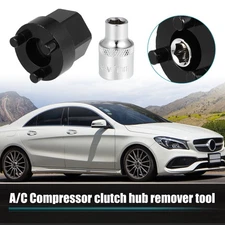 1 Set A/C Compressor Clutch Hub Remover Tool 7mm Socket for Mercedes Benz 5SEL12