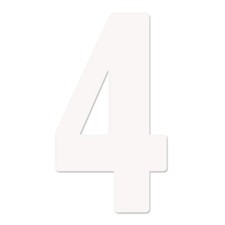 Factory Effex 02-4374 Fx 2015 Numbers Pro 8" White 4