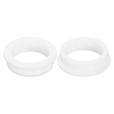2Pcs Rubber Grommets 2-1/4" Drill Hole, 1-7/8" ID White Hole Plug Grommet