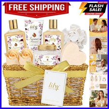 Gifts for Women, Mothers Day Gift Basket Set for Mom, Bath and Body Gift Bask...