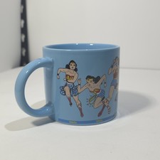 Unemployed Philosophers Guild DC Comics Wonder Woman Through the Years Blue Mug
