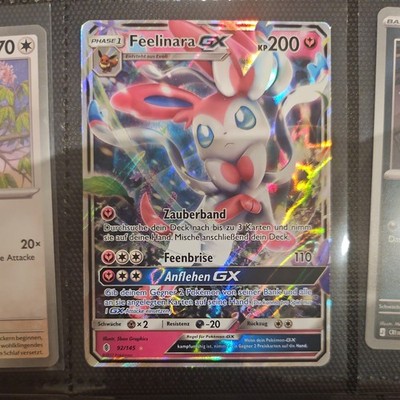 Feelinara GX 92 / 145 gri - Stunde der Wächter pokemon karte deutsch nm - ex