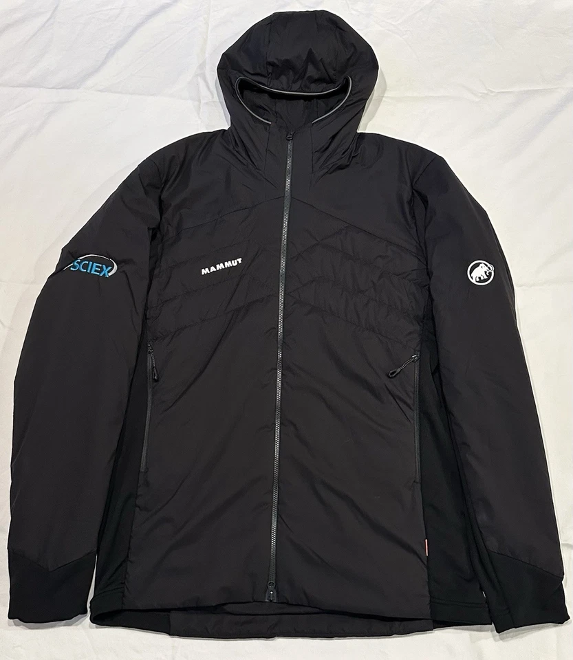 Mammut Rime In Flex Hoody Men’s Large Black Full Zip Hooded Jacket - Image 4 of 4