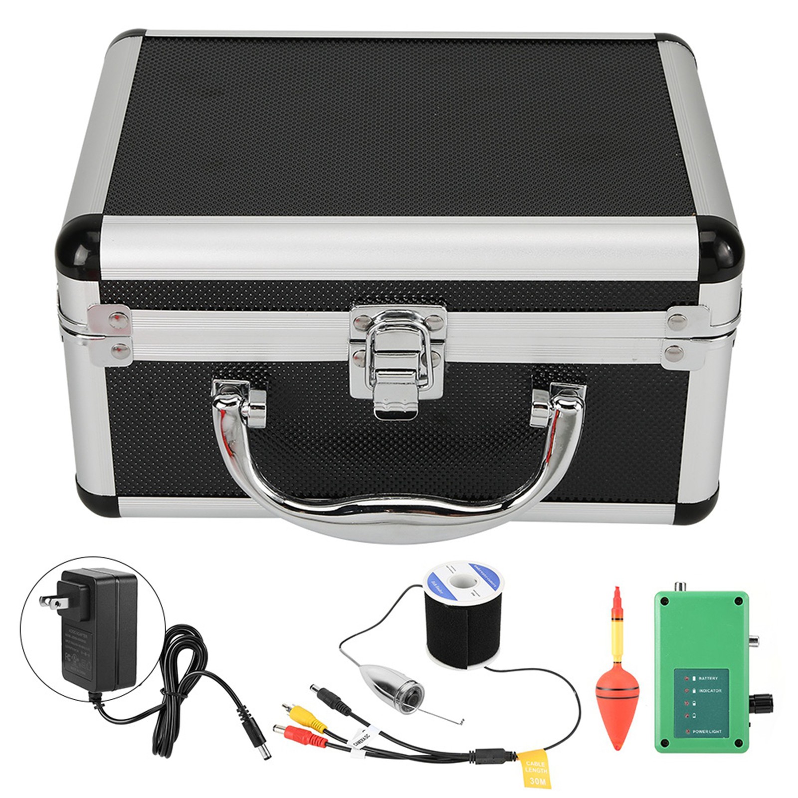 164ft 1000 TVL 480P Underwater Fishing Camera LED Fish Finder For Diving Snorkel