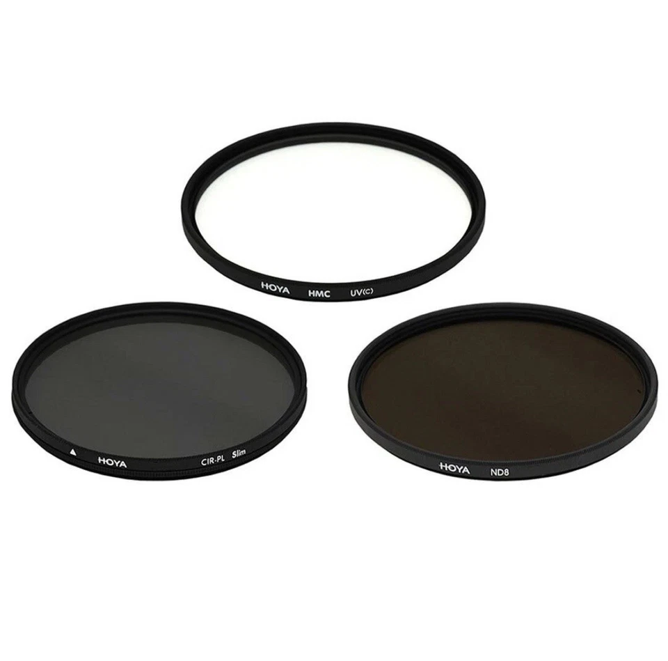 Set Filtri (Prot. UV +Polarizzatore Circolare +ND8) Hoya Digital Filter Kit 37mm - Image 4 of 4