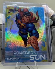 2025 Fleer Brilliants Superman Powered By The Sun SSP 1:160 #PS-1 SUPERMAN Blue