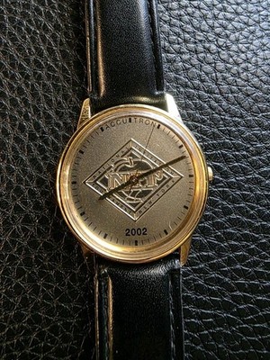 Rare Bulova Accutron Watch NIT College Basketball New York 2002 *New Battery*