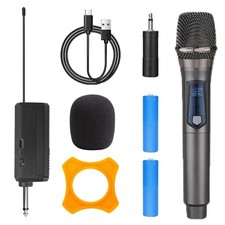 Microphone 2 Channels UHF Professional Handheld Mic Micphone for Party3328