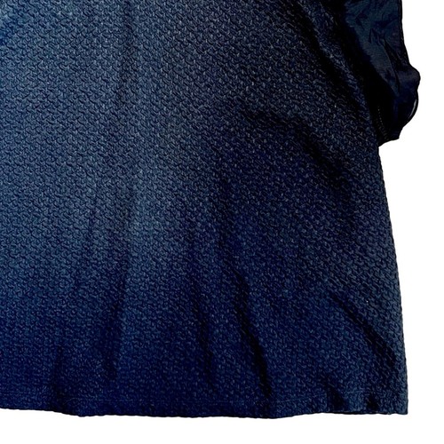 Camiseta sin mangas Anthropologie Deletta para mujer talla M negra con volantes texturizada Clemente - Imagen 7 de 9