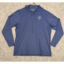 Anetik Ultralight Outdoor UPF 30 Hoodie Mens 2XL Blue Sun Shirt Long Sleeve