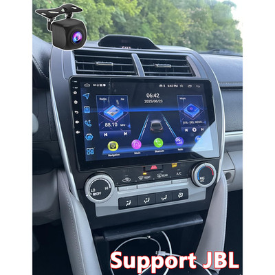 JBL For 2012-2014 Toyota Camry Car Stereo Radio Android15 Apple Carplay GPS +Cam