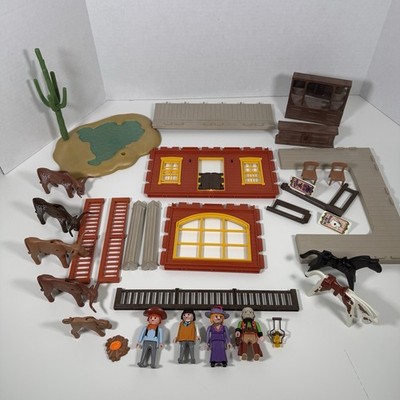 Playmobil Saloon Nugget Molly Brown Western Vintage Cowboys Bar West