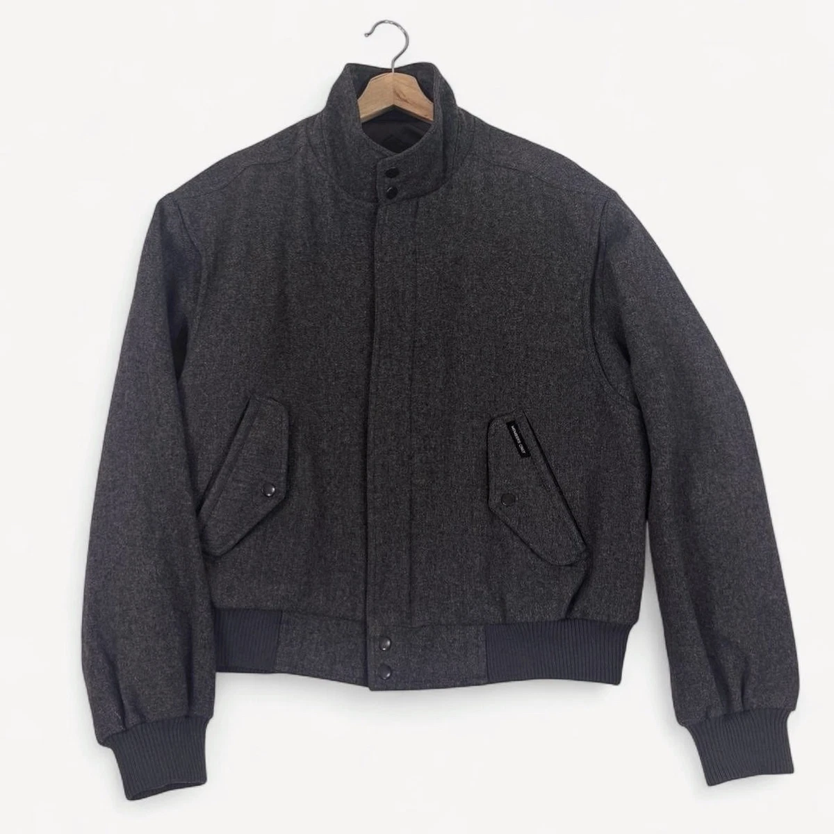 Members Only Coats, Jackets & Vests Gray Wool Outer Shell for Men