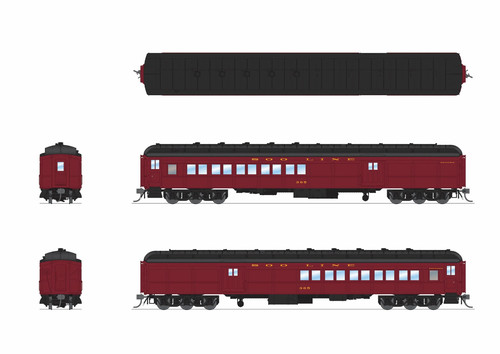 Coche combinado de equipaje Broadway Limited 9750 línea SOO #365, escala HO | Zustand: New
