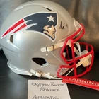 Kayshon Boutte New England Patriots Autographed Football Helmet BAS