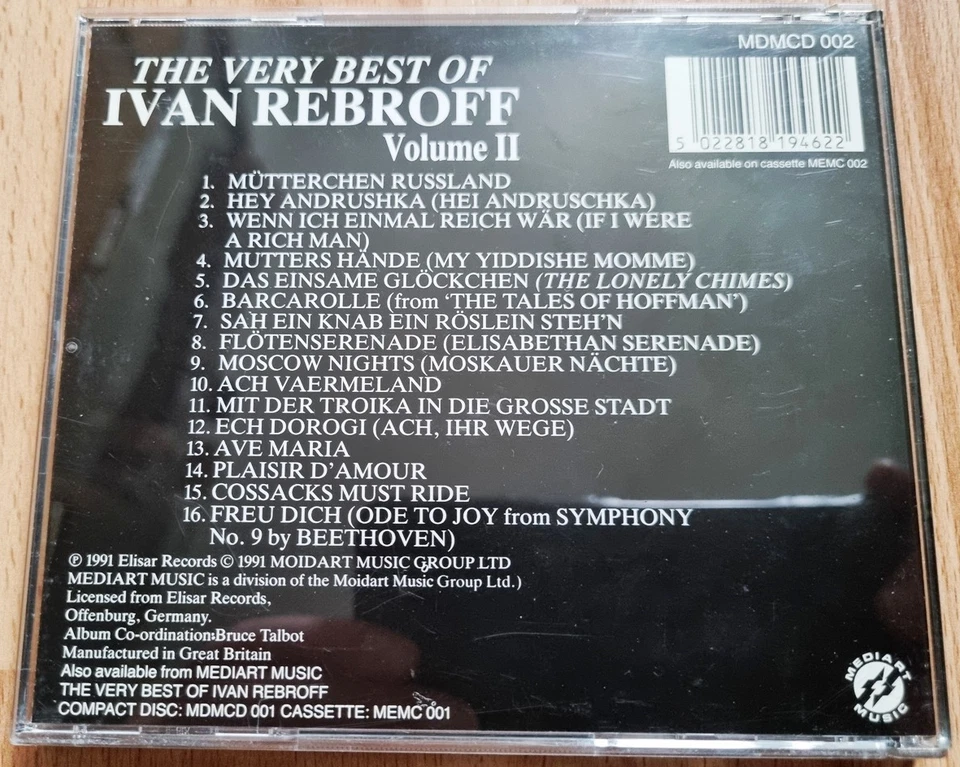 IVAN REBROFF The Very Best O. Volume II (Titel siehe Bilder) - Bild 2 von 4