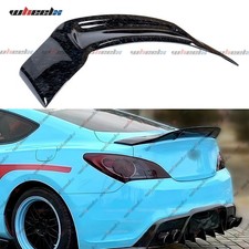 Highkick Trunk Spoiler Wing R Style For 10-16 Hyundai Genesis 2dr Forged Carbon