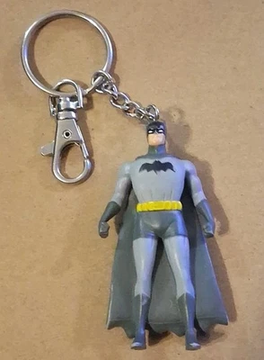 Batman Keychain 3" Action Figure Keytag NJ Croce Keyring Bagtag Toy Gift - Image 1 of 3