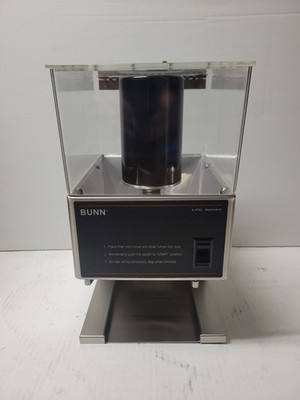 Bunn LPG Single Hopper Low Profile Coffee Grinder NEW HOPPER 