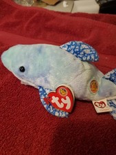 TY Beanie Baby - CHOMPERS the Shark (BBOM August 2004) (7.5 inch) - MWMTs