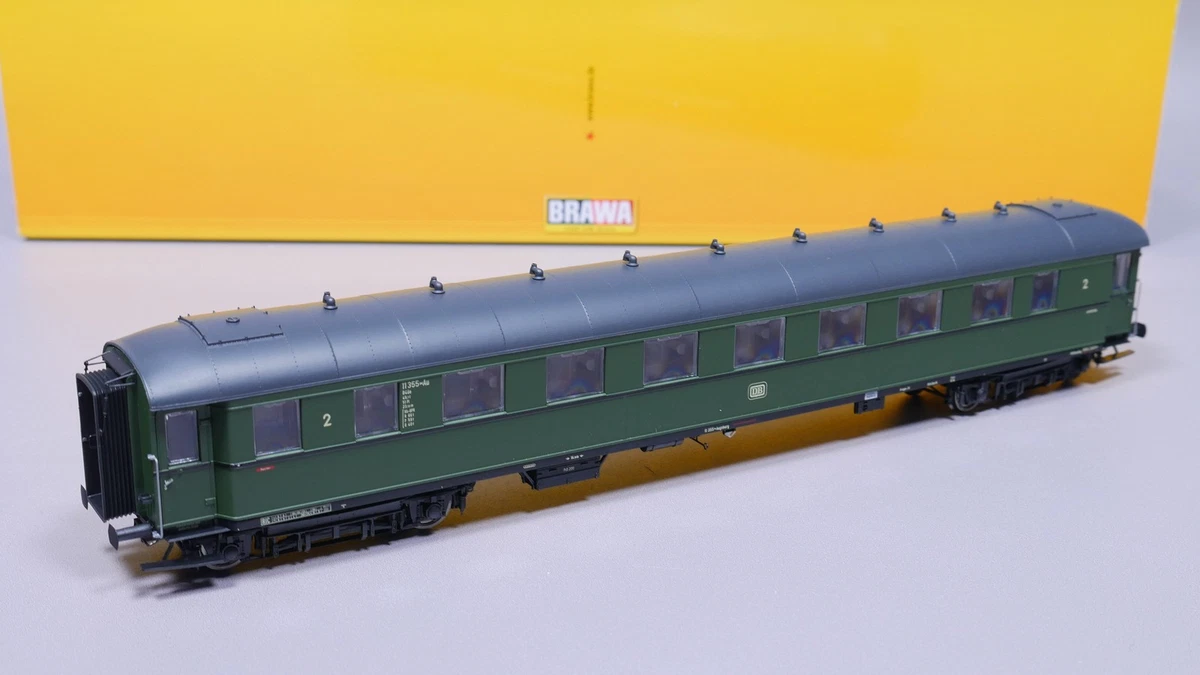 H0 DC Brawa 46421 Schnellzugwagen B4üe 11 355 Au DB OVP #ST_739