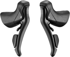 microSHIFT Sword Black Drop Bar Shifter/Brake Lever Set - 2x9-Speed, Ergonomic