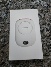 Portable Neck Fan, Mini Small Personal Handheld Fan USB Rechargeable 3 Speed ...