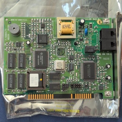YANG AN YA-1 ISA Modem Card T128HV1 K833HV 2 RJ-11 Ports Internal Modem
