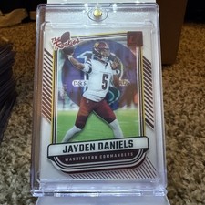 2024 Panini Donruss  Clearly The Rookies  Red Jayden Daniels #TR-37 (RC) 80/99