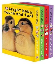 Bright Baby Touch & Feel Boxed Set: On the Farm, Baby Animals, at the Zoo and Pe