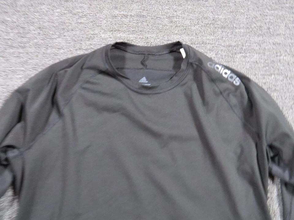 Adidas Techfit Compression Long Sleeve Shirt XL Climalite Athletic Training Top - Image 2 of 4