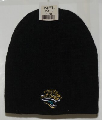 NFL Team Apparel Licensed Jacksonville Jaguars Black Winter Cap