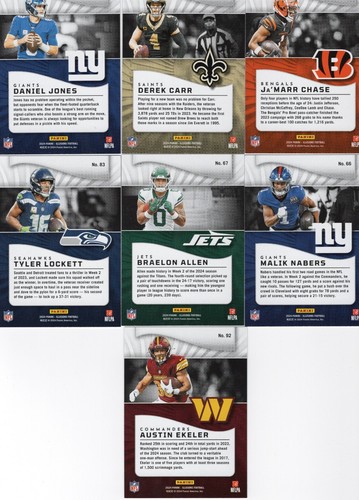2024 Illusions (7) Card Lot - Stardust Lot - Chase Carr Jones Nabers Allen++ - Bild 2 von 2