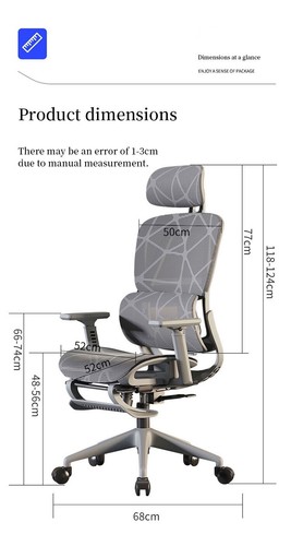 Office Chair With Foot Rest Ergonomic Gaming Chair For Adult 400LB With High Bac - Picture 2 of 14
