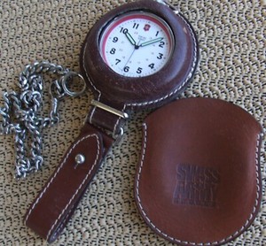 SWISS ARMY Marlboro UNLIMITED II POCKET Watch~FULL Set~Classic Design~WORKS Good