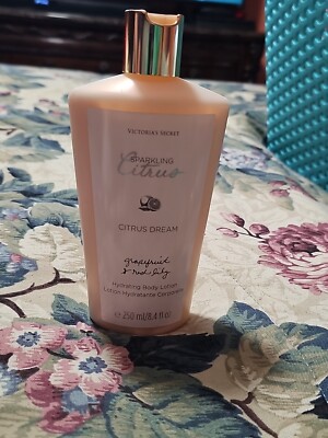 VICTORIAS SECRET SPARKLING CITRUs  grapefruit and red lily LOTION 8.4 oz