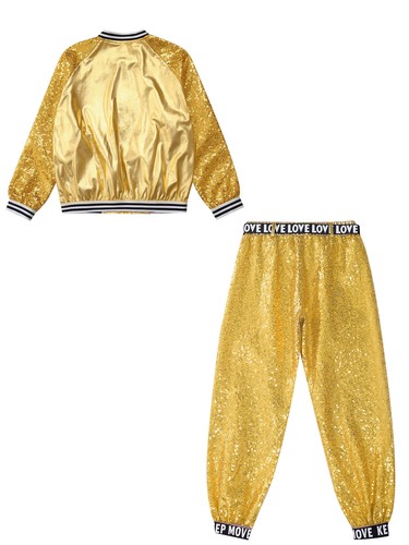 Girls Teamwear Cheerleading Costumes Modern Outfits Training Streetwear Stage - Picture 13 of 93