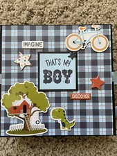 Scrapbook mini album All Boy Echo Park 6x6 Handmade Mini Album